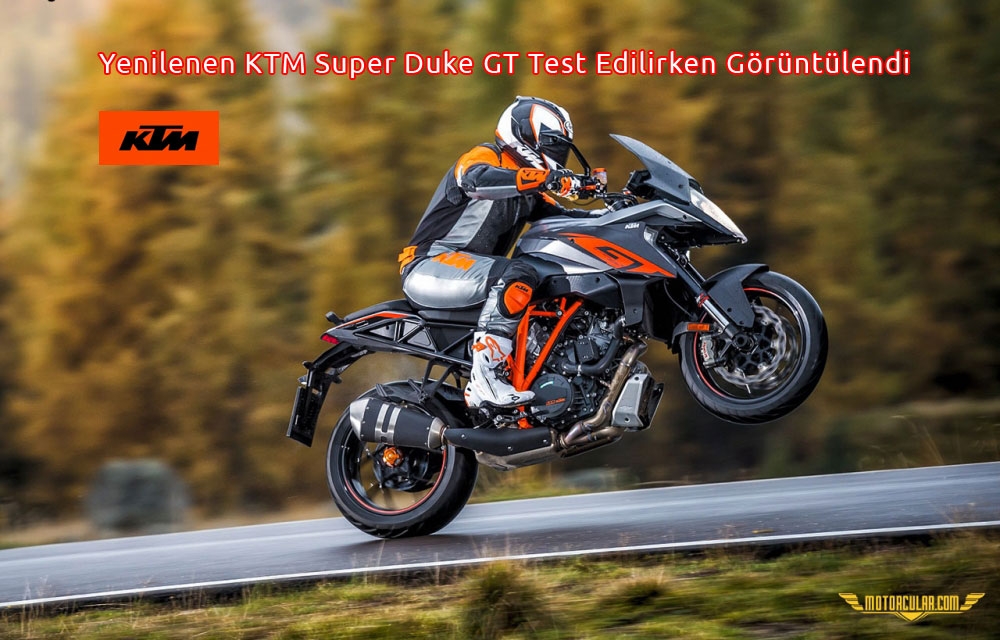 Yenilenen KTM Super Duke GT Test Edilirken Görüntülendi