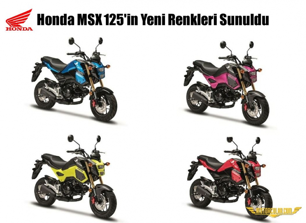 Honda MSX 125'in Yeni Renkleri Sunuldu