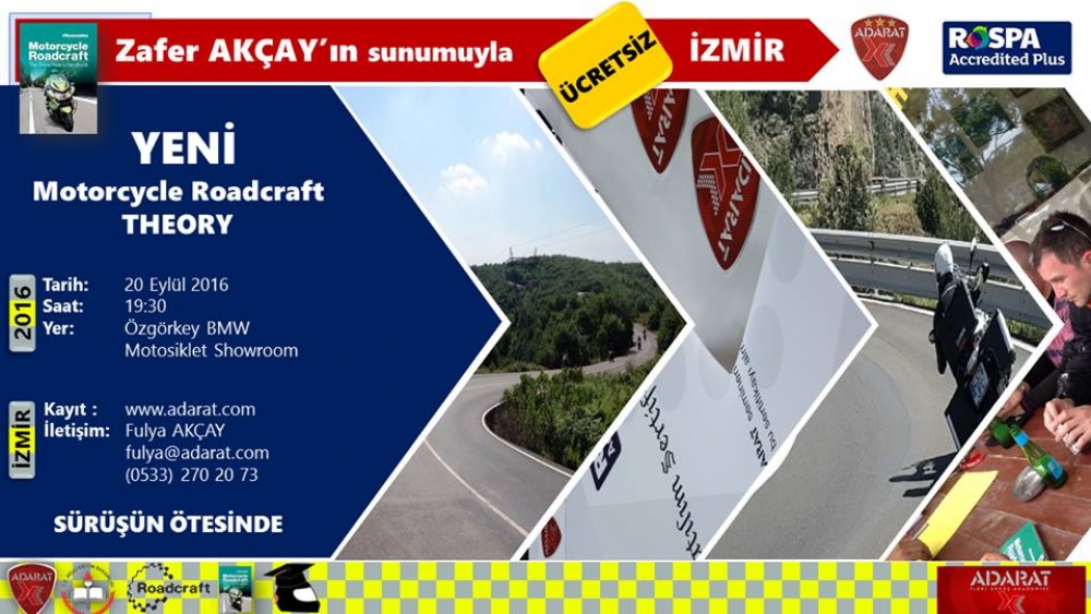 Motocycle Roadcraft Theory, İzmir 20 Eylül 2016 