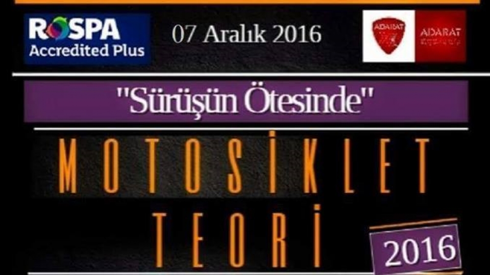 Sürüşün Ötesinde, RoadCraft Teori, 07 Aralık 2016