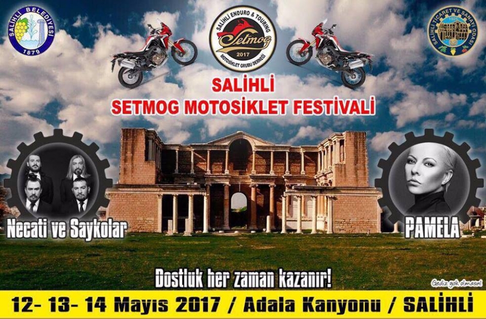 3. Salihli Motosiklet Festivali 12-14 Mayıs 2017 