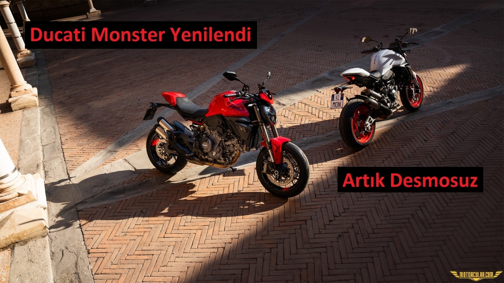 Ducati Monster Desmosuz V2 Motora Kavuştu