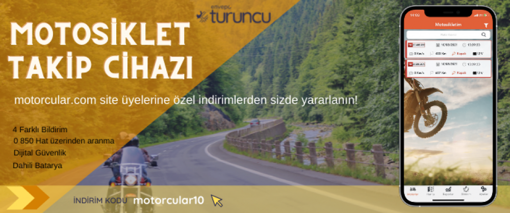 motorcular.com ve Turuncu Motosiklet Takip Sistemi 