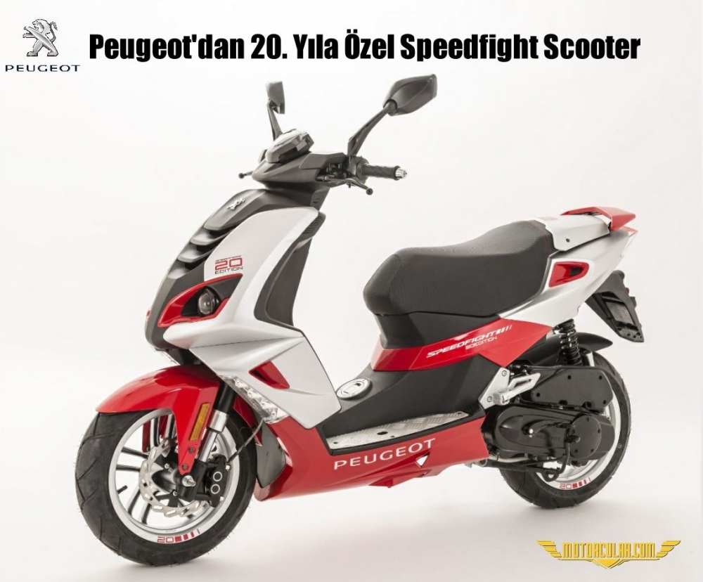 Peugeot'dan 20. Yıla Özel Speedfight Scooter