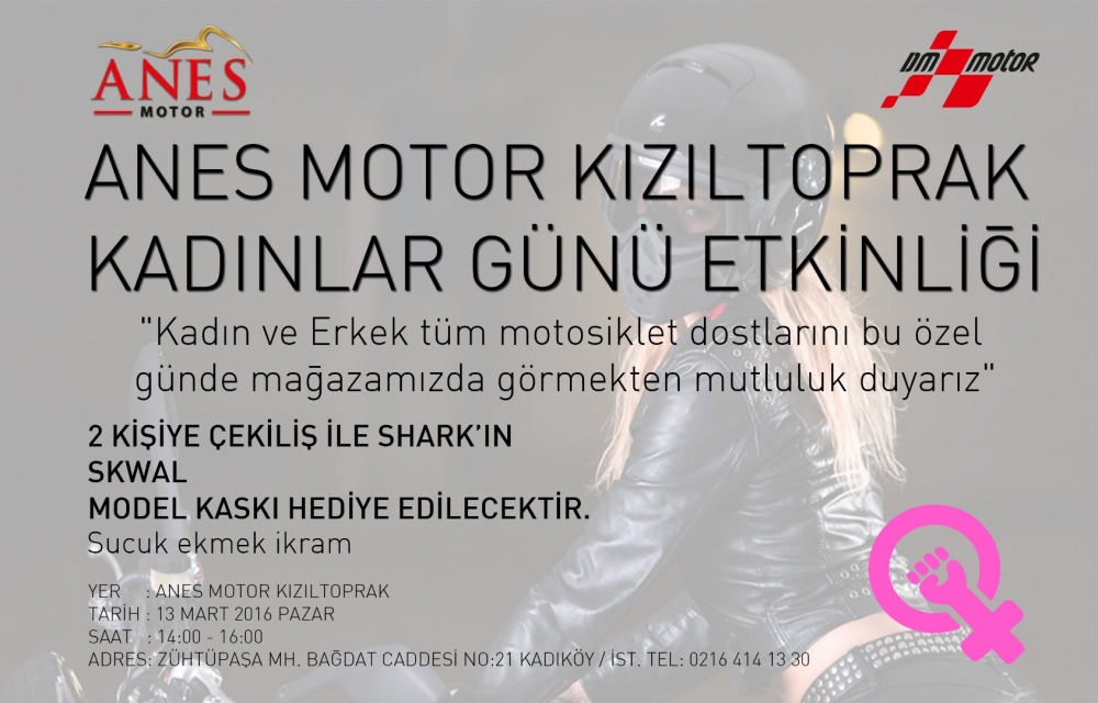 Anes Motor Kızıltoprak Kadınlar Günü Etkinliği