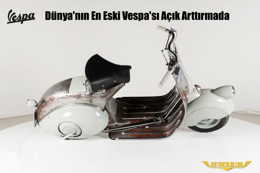 Dünya'nın En Eski Vespa'sı Açık Arttırmada 