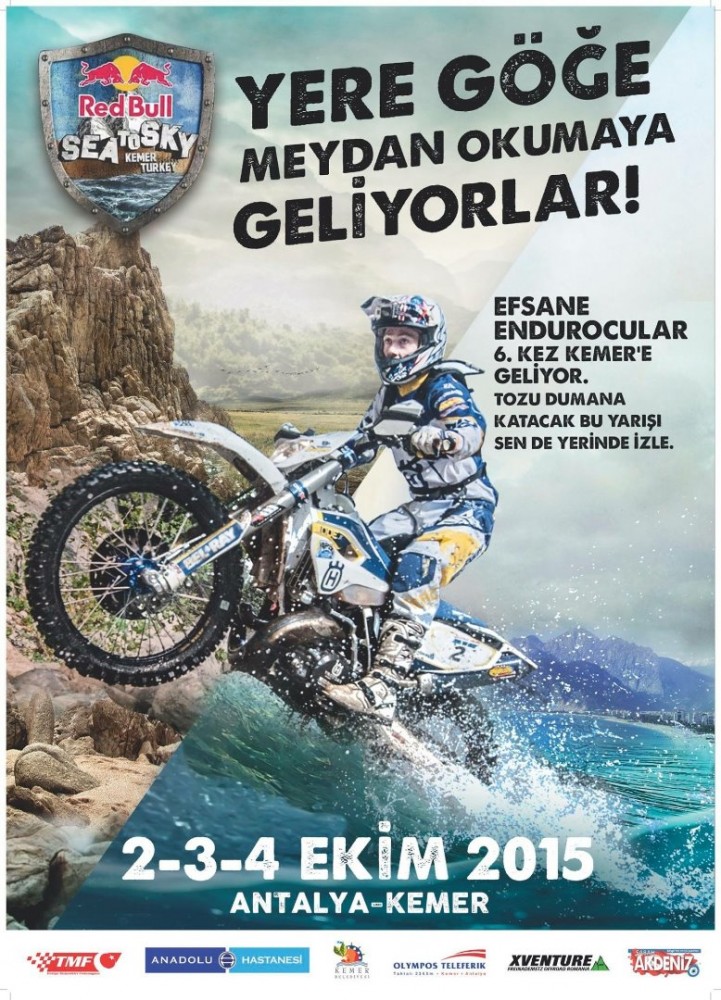 Red Bull Sea to Sky 2015, 2-3-4 Ekim,   Kemer Antalya