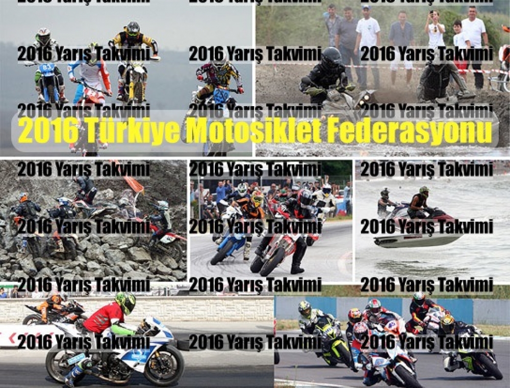 2016 Türkiye Motosiklet Federasyonu 2016 Yarış Takvimi Açıklandı