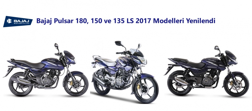 Bajaj Pulsar 180, 150 ve 135 LS 2017 Modelleri Yenilendi