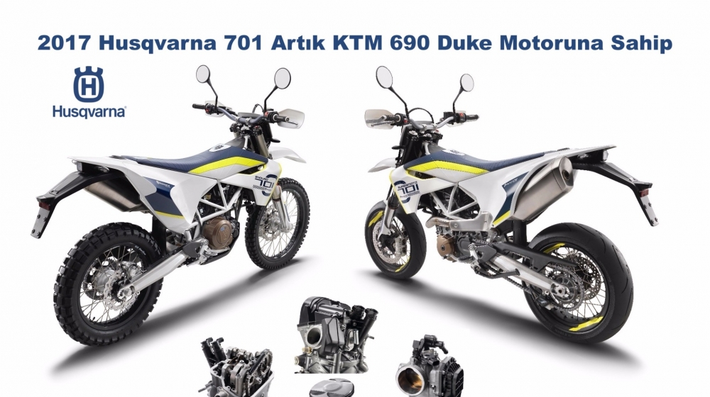 2017 Husqvarna 701 Artık KTM 690 Duke Motoruna Sahip