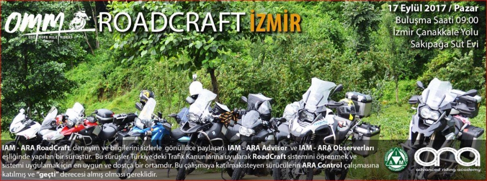 OMM - ARA Roadcraft İzmir 17 Eylül 2017