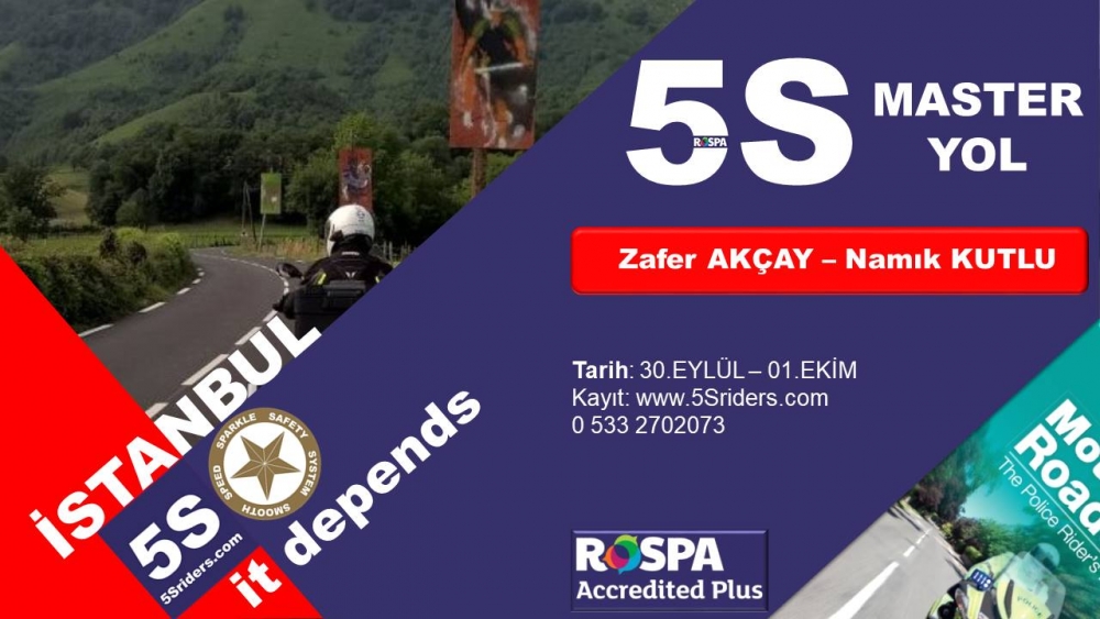 5Sriders Master Yol İstanbul 30 Eylül - 1 Ekim 2017