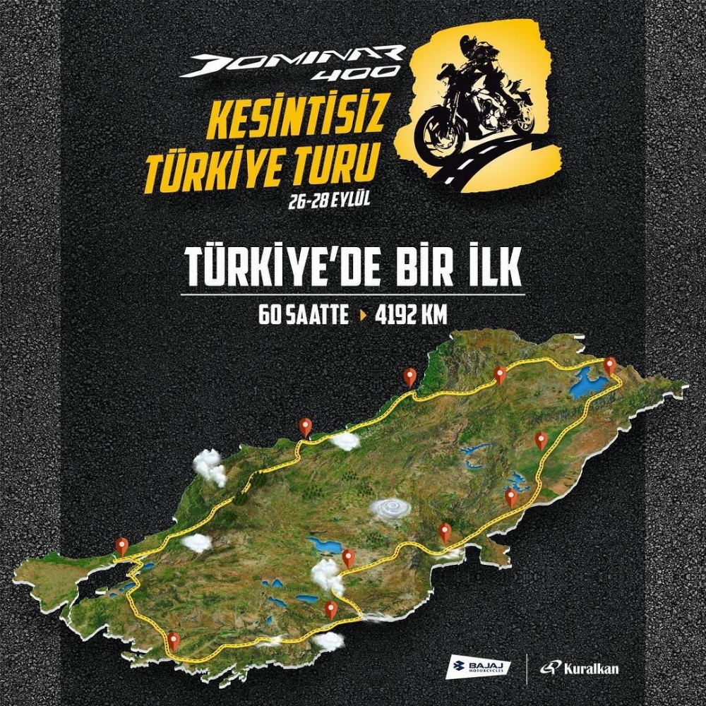 Dominar 400 Kesintisiz Türkiye Turu