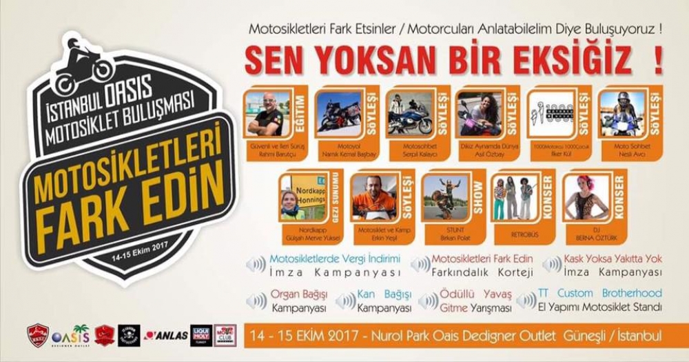 Motosikletleri Farkedin İstanbul Motosiklet Buluşması - MKSF