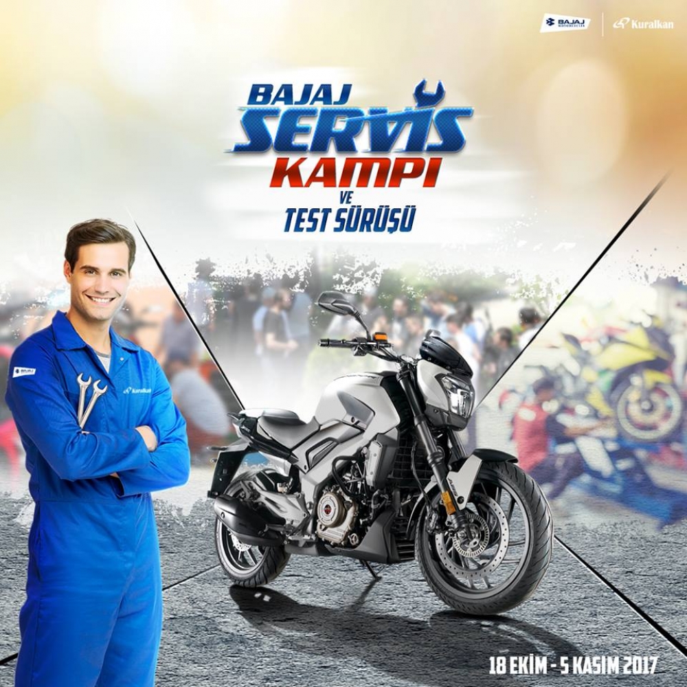 Bajaj Servis Kampı ve Test Sürüşü 18 Ekim - 5 Kasım 2017