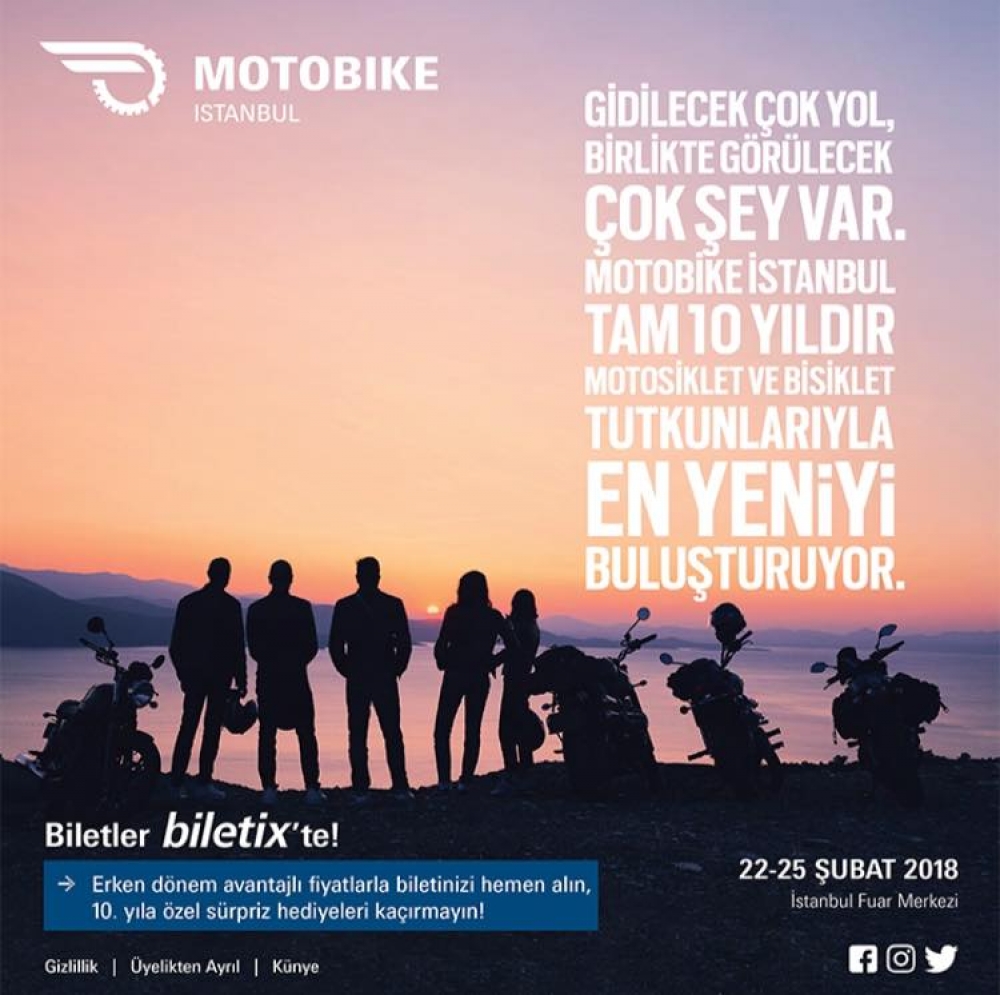 Motobike İstanbul 22–25 Şubat 2018 
