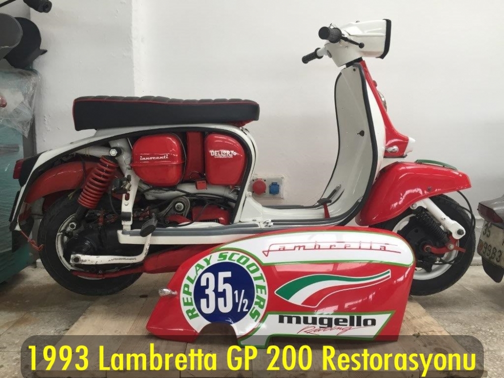 1993 Lambretta GP 200 Restorasyonu