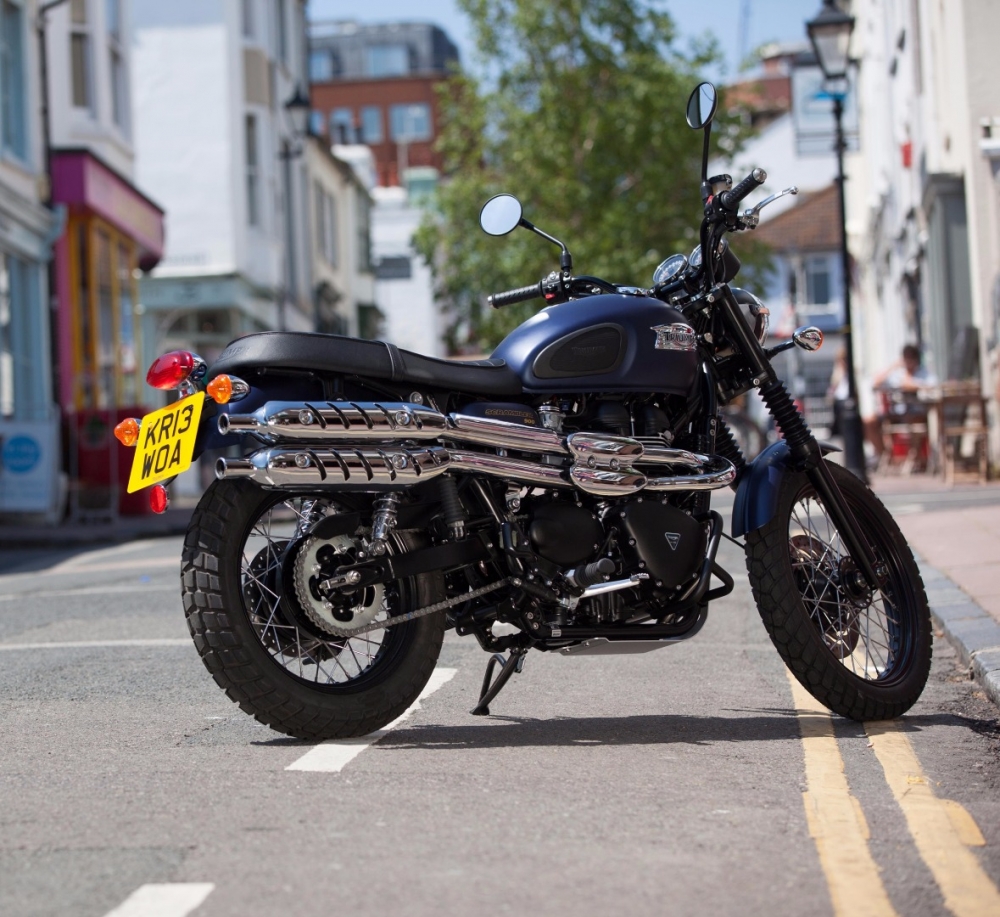 triumph scrambler single seat