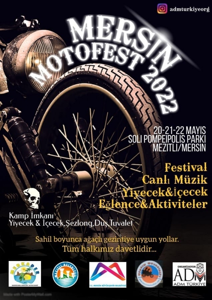 3. Mersin Motosiklet Festivali, Mezitli- Mersin, 19-22 Mayıs 2022