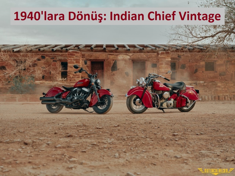 Yeni Indian Chief Vintage, 1940'lardan İlham Alıyor