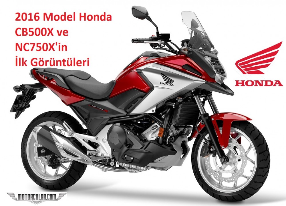 Honda 2016 model CB500X ve NC750X'in İlk Görüntülerini Yayınladı