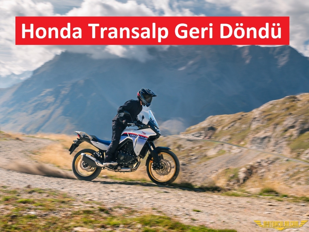 Honda Transalp Geri Döndü