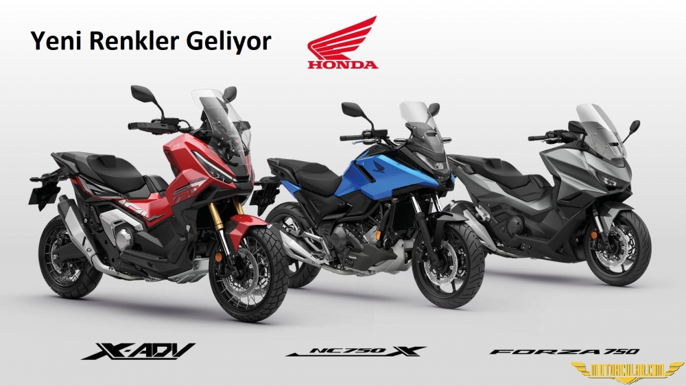 X-ADV, NC750X ve Forza 750 Yeni Renklerle Geliyor