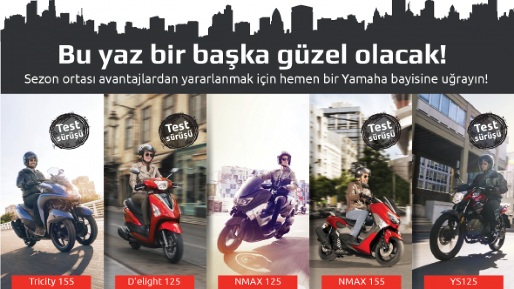 Yamaha ile Bu Yaz Bir Başka Güzel Olacak!