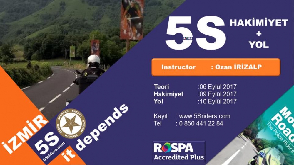 5Sriders Paket İzmir 9-10 Eylül 2017