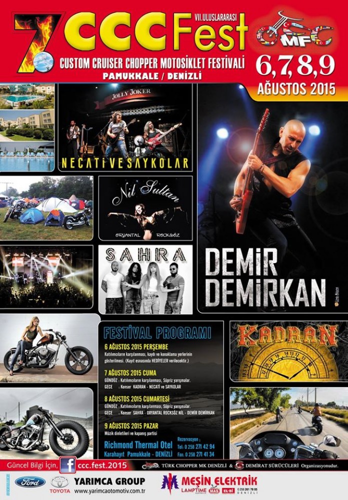 CCC Custom Cruiser Chopper Motosiklet Festivali 2015 