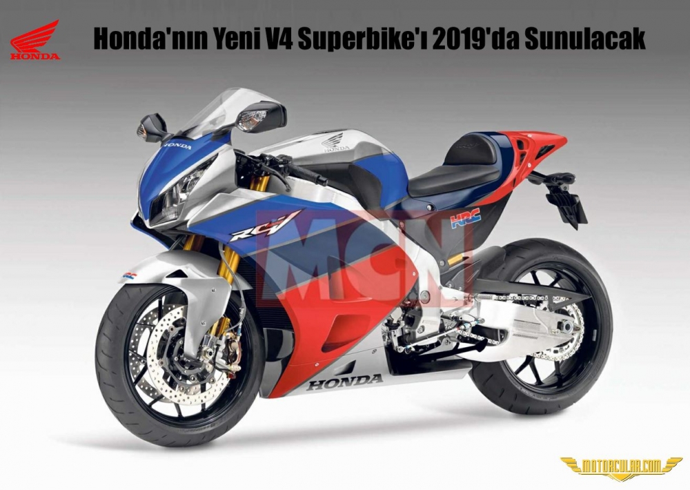 Honda'nın Yeni V4 Superbike'ı 2019'da Sunulacak