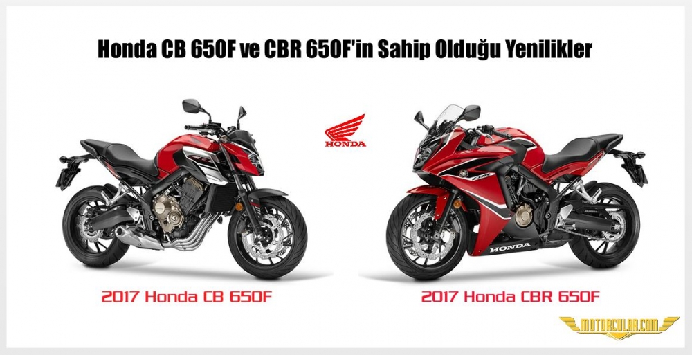 Honda CB 650F ve CBR 650F'in Sahip Olduğu Yenilikler