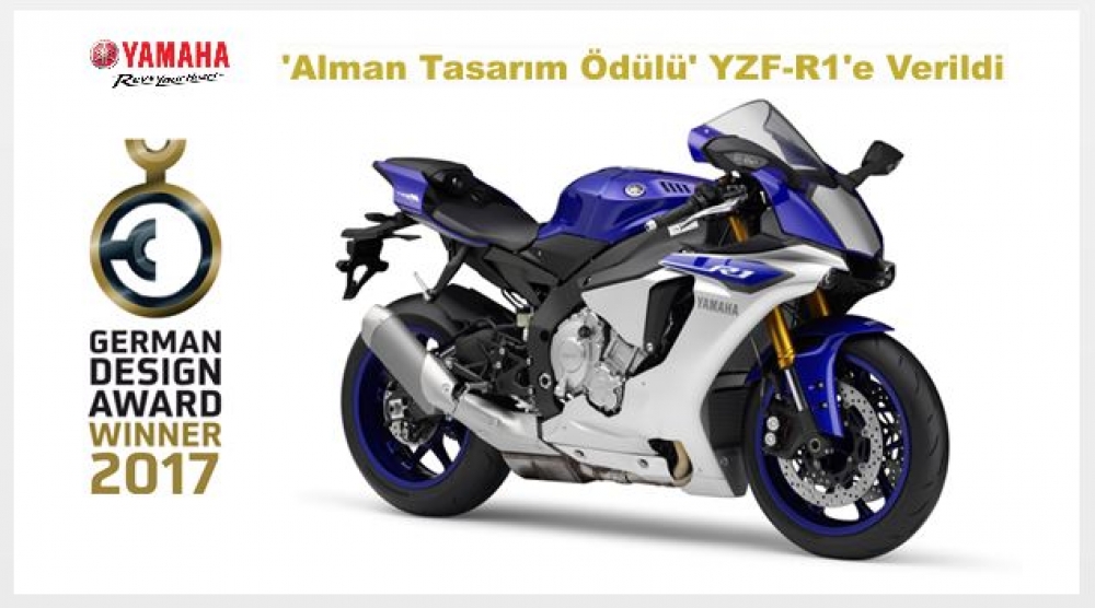 'Alman Tasarım Ödülü' YZF-R1'e Verildi