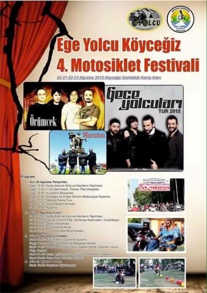 Ege Yolcu Köyceğiz 4. Motosiklet Festivali 