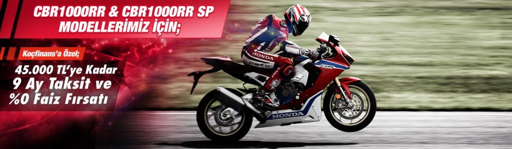 CBR1000RR ve CBR1000RR SP Koçfinans Kampanyası