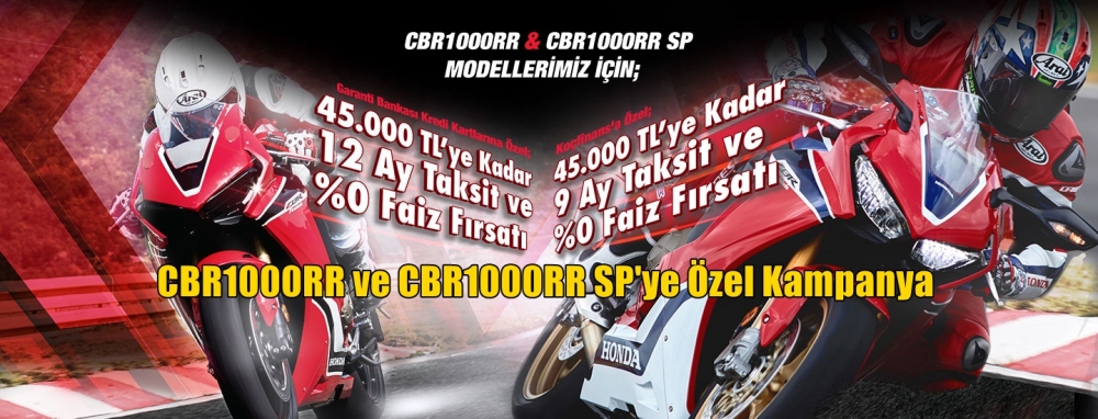 CBR1000RR ve CBR1000RR SP'ye Özel Kampanya