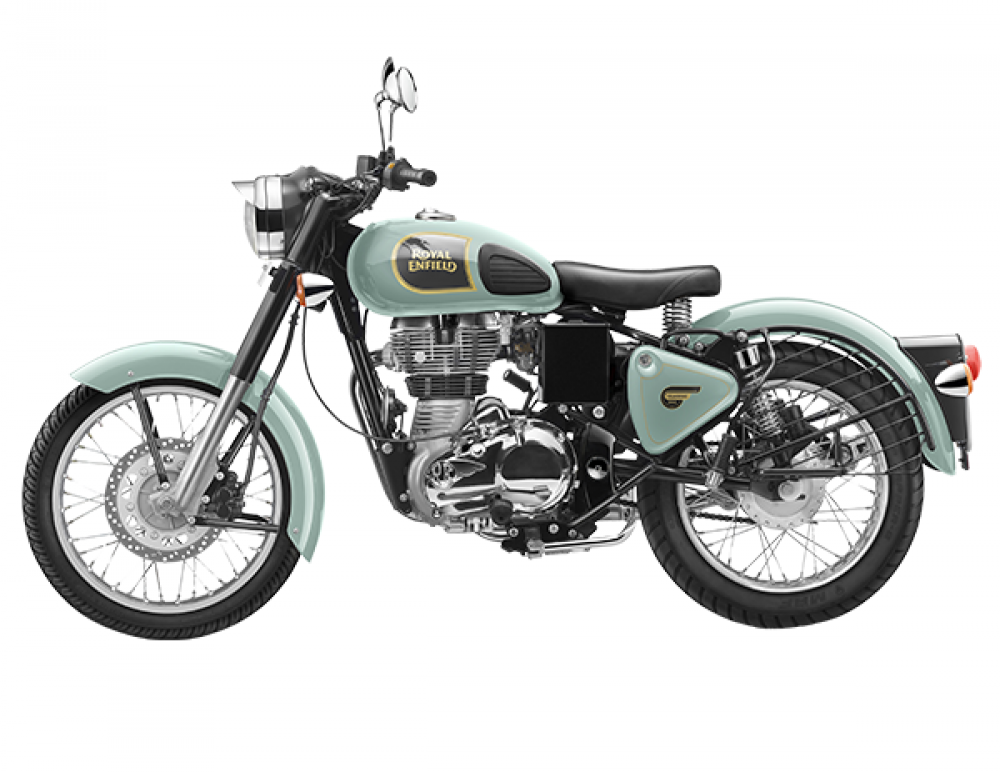 royal enfield classic 350 mint green price