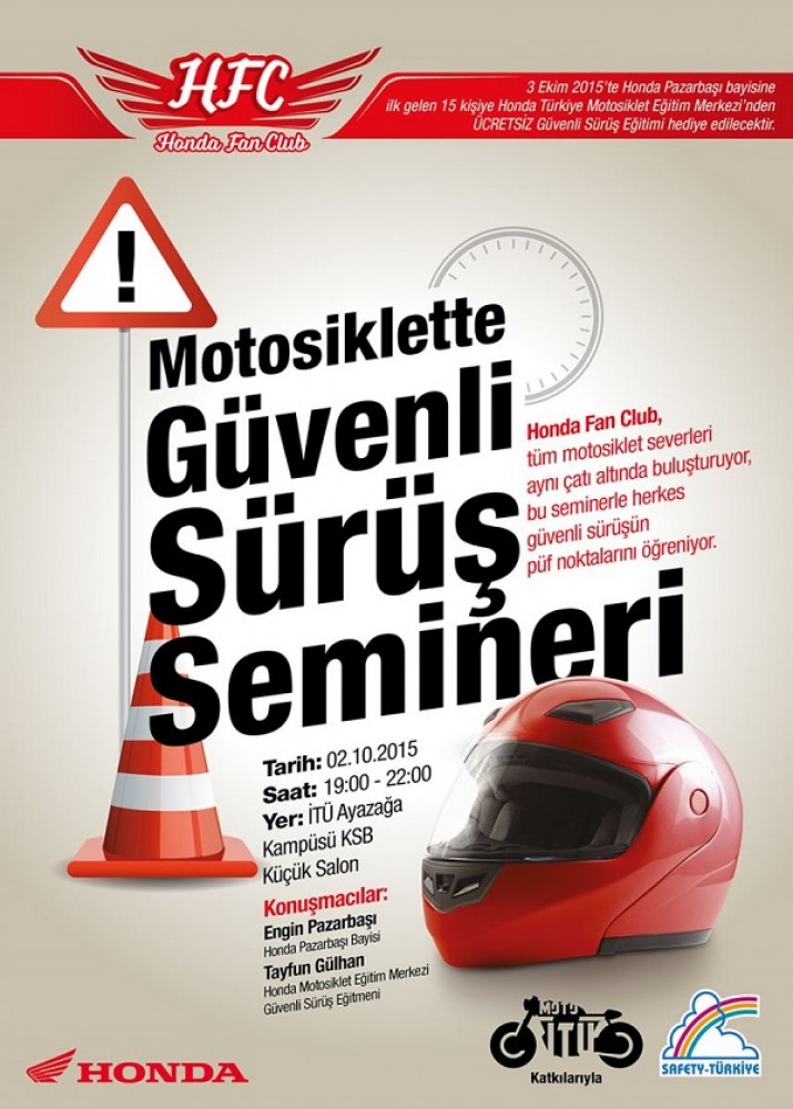 Motosiklette Güvenli Sürüş Semineri