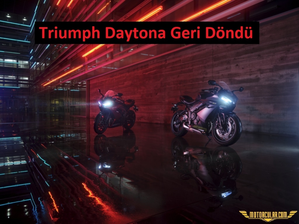 Triumph Daytona 660 Sunuldu