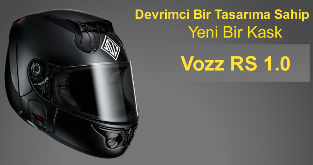 Devrimci Bir Tasarıma Sahip Yeni Bir Kask: Vozz RS 1.0 