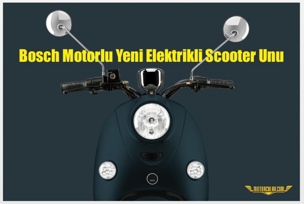 Bosch Motorlu Yeni Elektrikli Scooter Unu