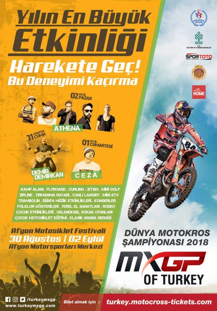 Dünya Motokros Şampiyonası MXGP Turkey 01-02 Eylül 2018
