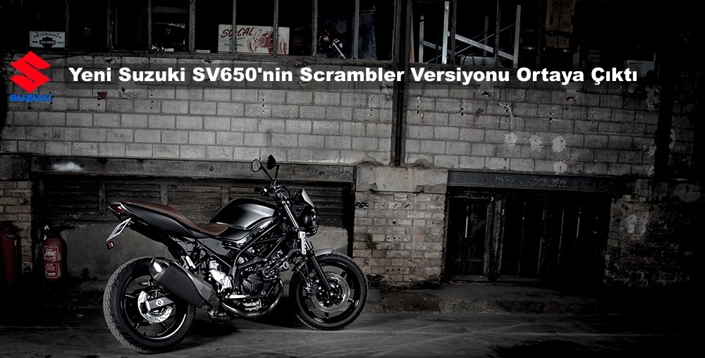 Yeni Suzuki SV650'nin Scrambler Versiyonu Ortaya Çıktı