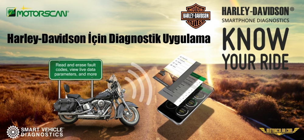 Harley-Davidson İçin Diagnostik Uygulaması Motorscan