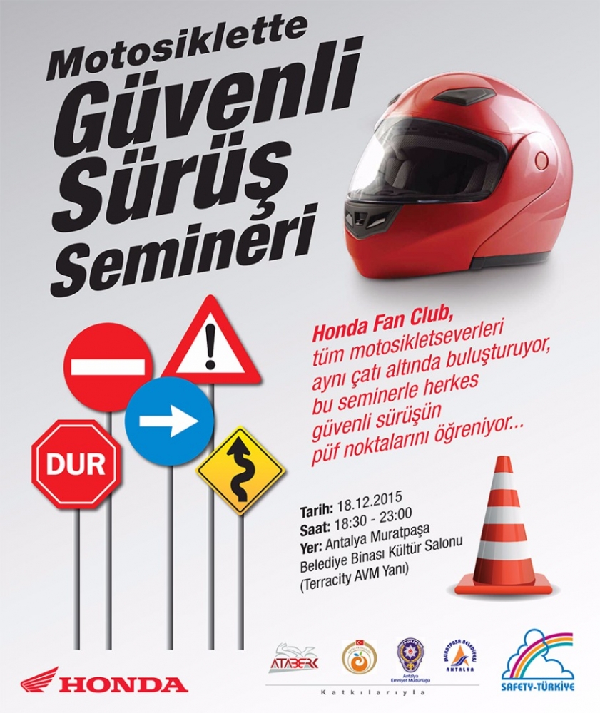 Honda Motosiklette Güvenli Sürüş Semineri