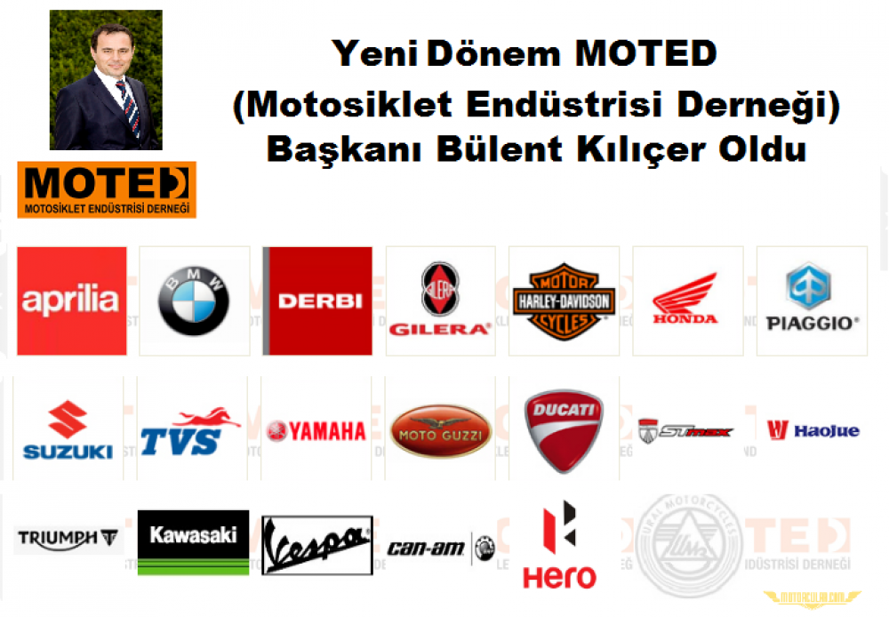 Yeni Dönem MOTED (Motosiklet Endüstrisi Derneği) Başkanı Bülent Kılıçer Oldu