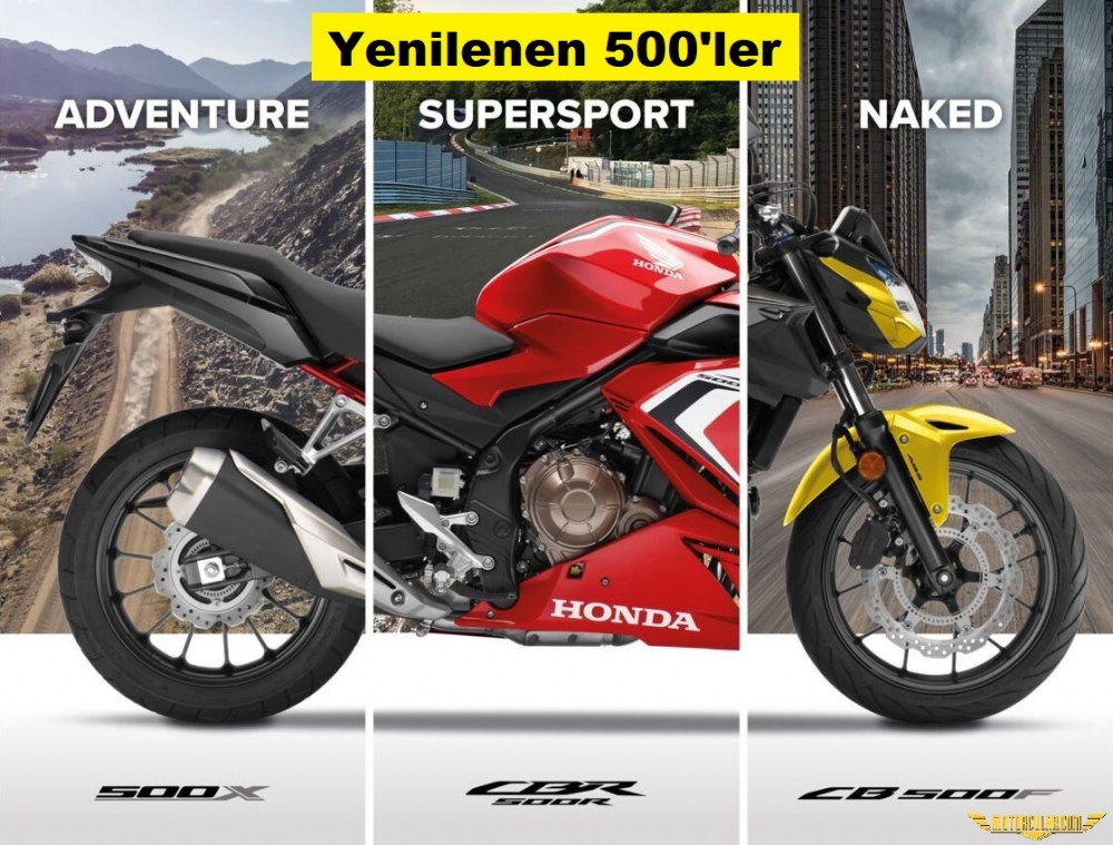 Honda'nın 500cc Modelleri Güncellendi