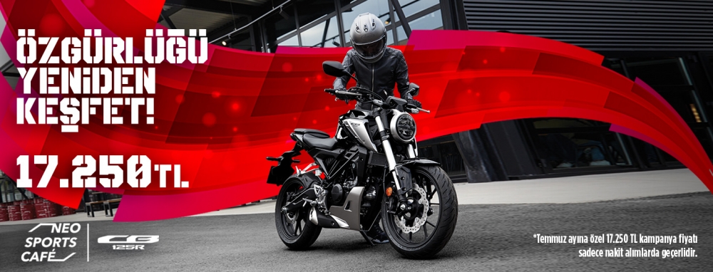 Honda CB125R Temmuz Fırsatı