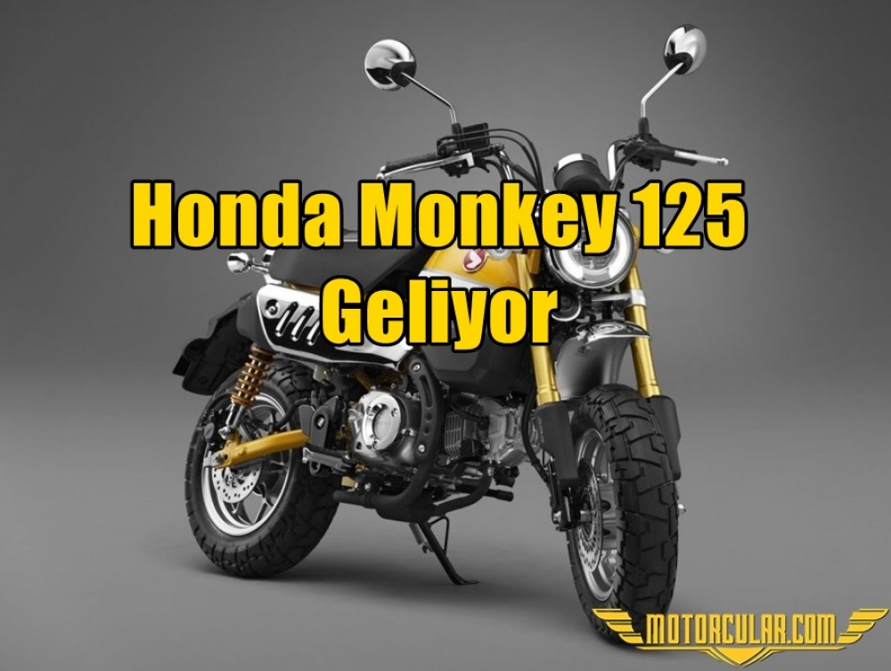 Honda Monkey 125 Geliyor