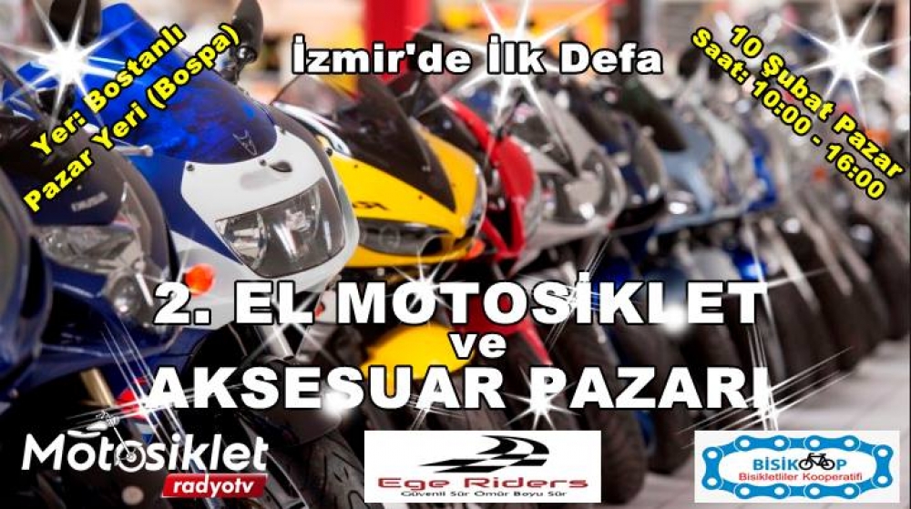 İzmir İkinci El Motosiklet ve Aksesuar Pazarı 